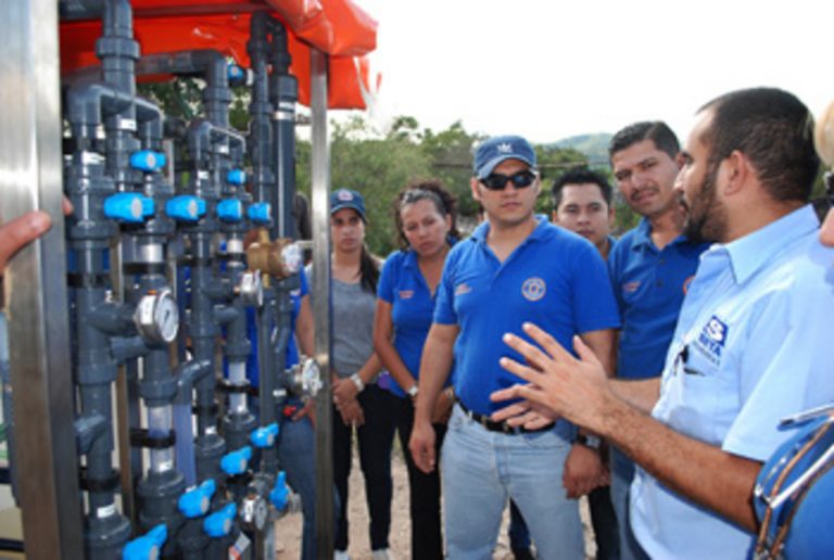 Soporte técnico para tratamiento de agua industrial
