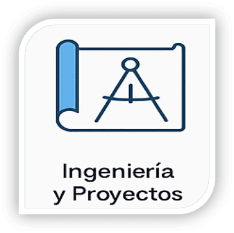 Icono que representa los servicios de ingeniería y desarrollo de proyectos para tratamiento de agua.